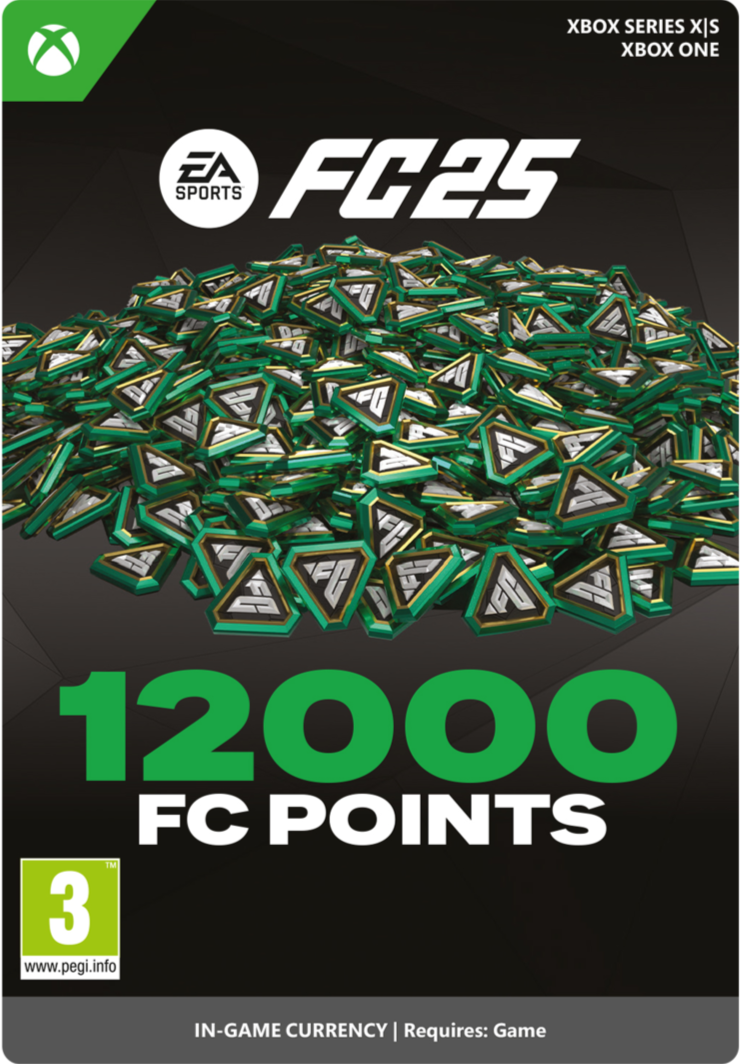 EA SPORTS FC 25 - 12000 ULTIMATE TEAM POINTS (XBOX ONE / XBOX SERIES X|S) - XBOX LIVE - MULTILANGUAGE - WORLDWIDE