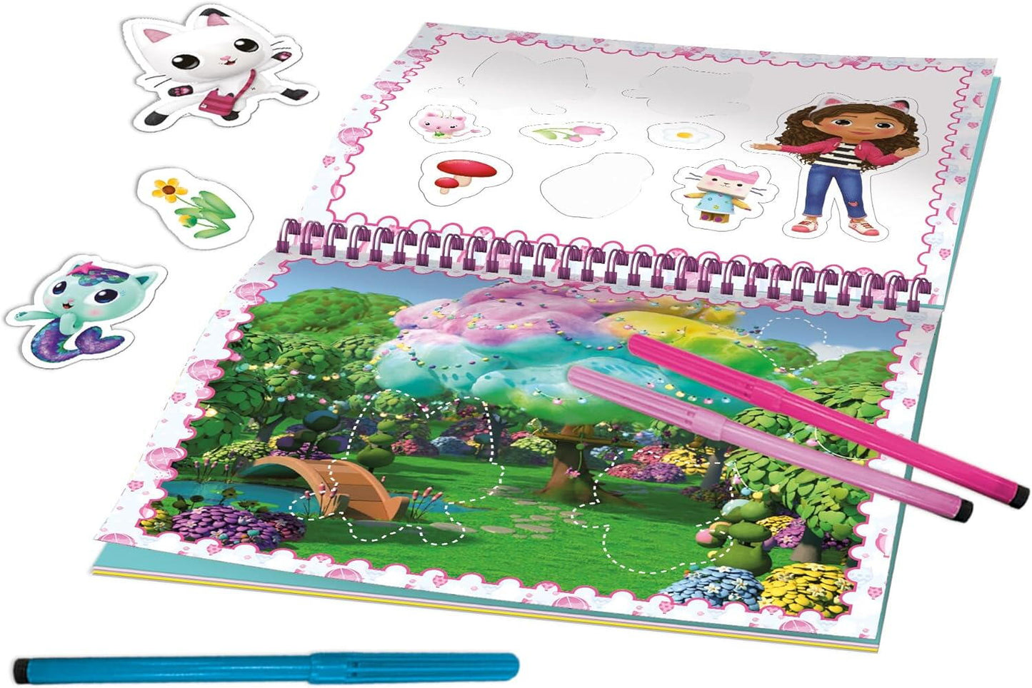 SET DE COLORAT & DESENAT - GABBY'S DOLLHOUSE - LISCIANI (L13041)