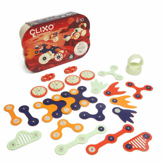 CLIXO® JOC MAGNETIC DE CONSTRUIT - VEHICULE SPATIALE ( 30 PIESE) - CLIXO (CL-MARS-OB-1)