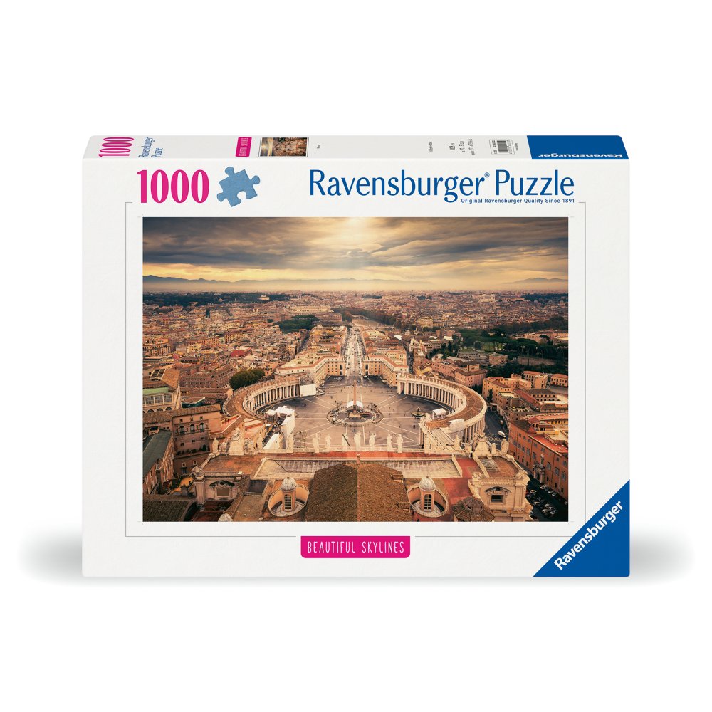 RAVENSBURGER - PUZZLE ROMA 1000 PIESE DESIGN NOU - RAVENSBURGER (RVSPA00015)