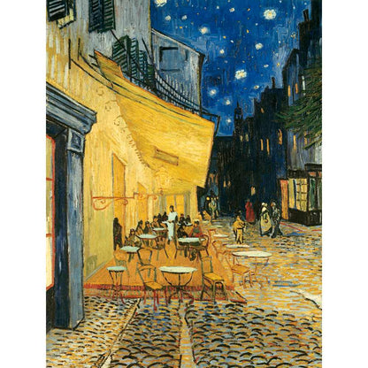 PUZZLE VINCENT VAN GOGH TERASA IN NOAPTE 1000 PIESE DESIGN NOU - RAVENSBURGER (RVSPA00060)