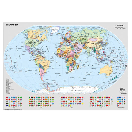 RAVENSBURGER - PUZZLE HARTA POLITICA A LUMII 1000 PIESE DESIGN NOU - RAVENSBURGER (RVSPA00065)