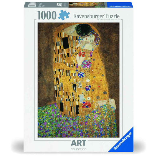 PUZZLE GUSTAV KLIMT SARUTUL 1000 PIESE DESIGN NOU - RAVENSBURGER (RVSPA00066)