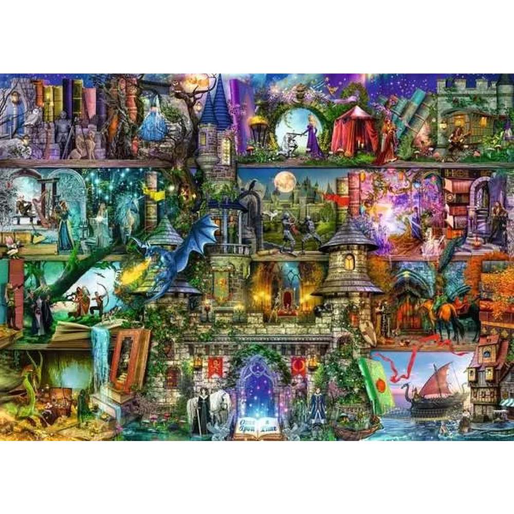 PUZZLE LEGENDE SI MITURI 1000 PIESE DESIGN NOU - RAVENSBURGER (RVSPA00089)