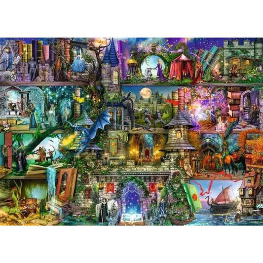 PUZZLE LEGENDE SI MITURI 1000 PIESE DESIGN NOU - RAVENSBURGER (RVSPA00089)