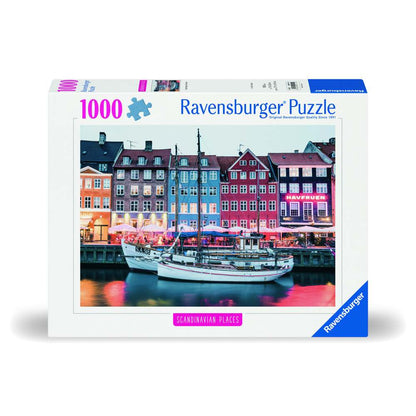 PUZZLE COPENHAGA DANEMARCA 1000 PIESE DESIGN NOU - RAVENSBURGER (RVSPA00111)