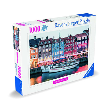 PUZZLE COPENHAGA DANEMARCA 1000 PIESE DESIGN NOU - RAVENSBURGER (RVSPA00111)