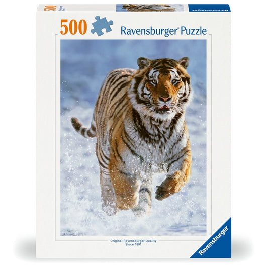 PUZZLE TIGRU IN ZAPADA 500 PIESE DESIGN NOU - RAVENSBURGER (RVSPA00148)