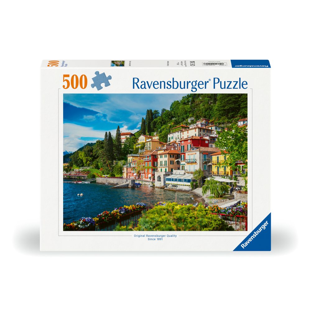 PUZZLE LACUL COMO ITALIA 500 PIESE DESIGN NOU - RAVENSBURGER (RVSPA00201)