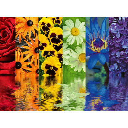 RAVENSBURGER - PUZZLE REFLEXIA FLORILOR 500 PIESE DESIGN NOU - RAVENSBURGER (RVSPA00213)