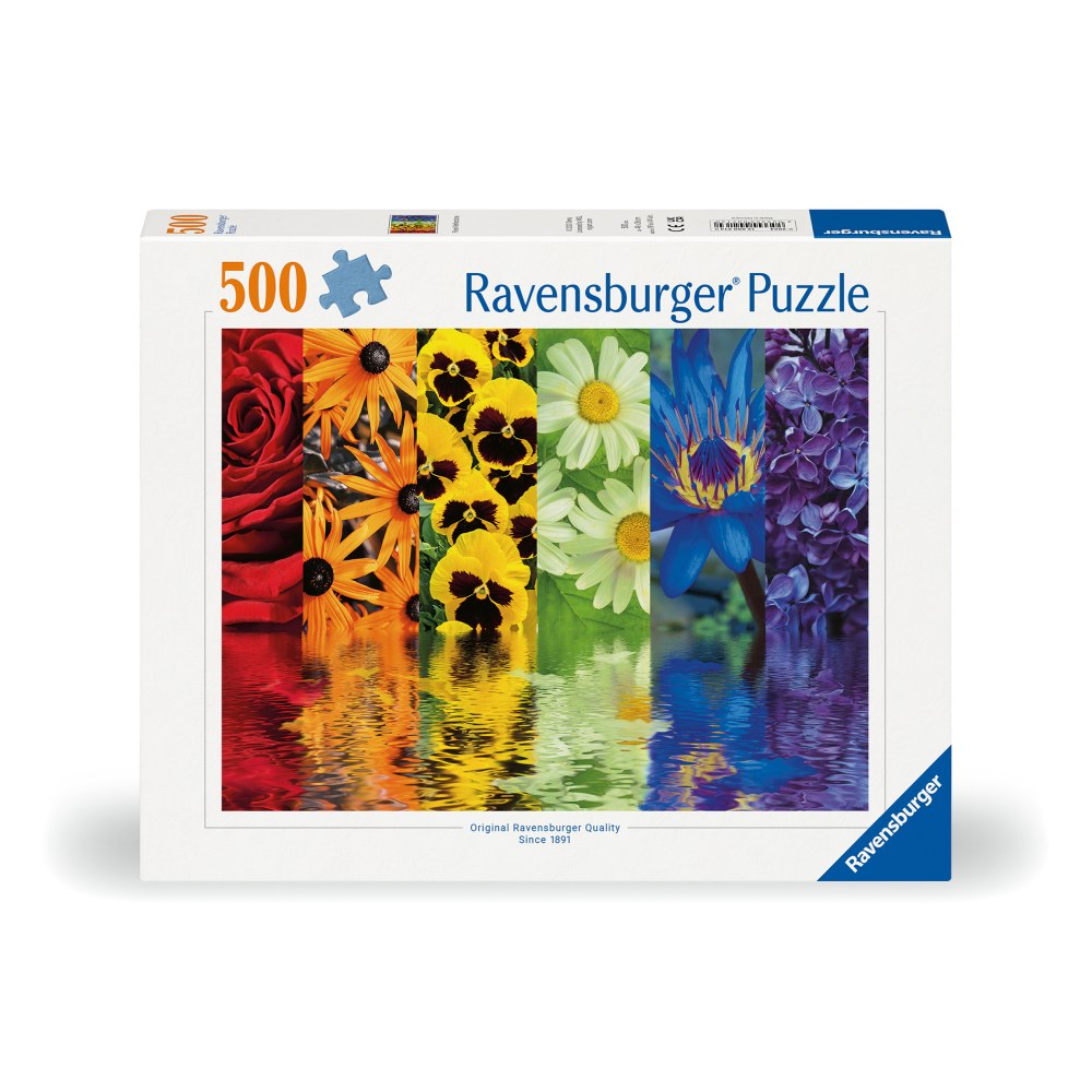 RAVENSBURGER - PUZZLE REFLEXIA FLORILOR 500 PIESE DESIGN NOU - RAVENSBURGER (RVSPA00213)