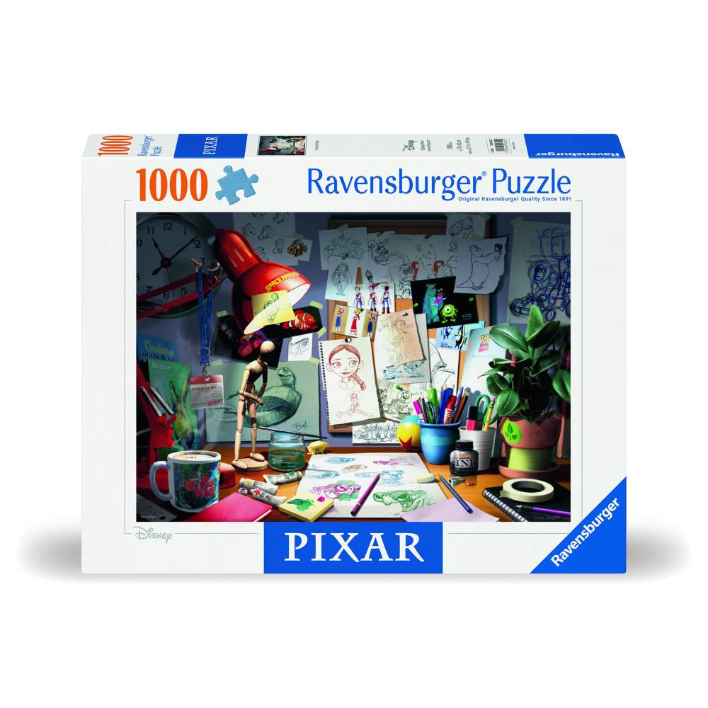 RAVENSBURGER - PUZZLE DISNEY BIROUL ARTISTULUI 1000 PIESE DESIGN NOU - RAVENSBURGER (RVSPA00302)