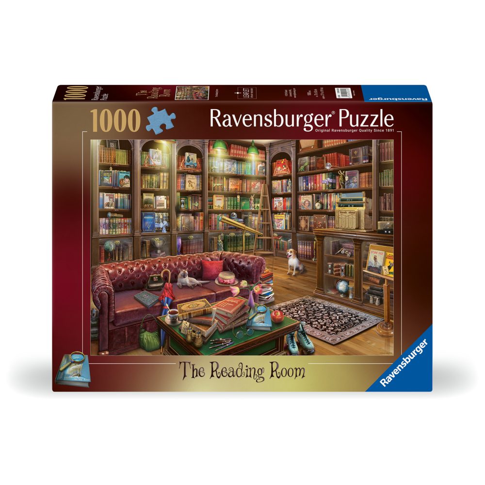 RAVENSBURGER - PUZZLE SALA DE LECTURA 1000 PIESE DESIGN NOU - RAVENSBURGER (RVSPA00329)