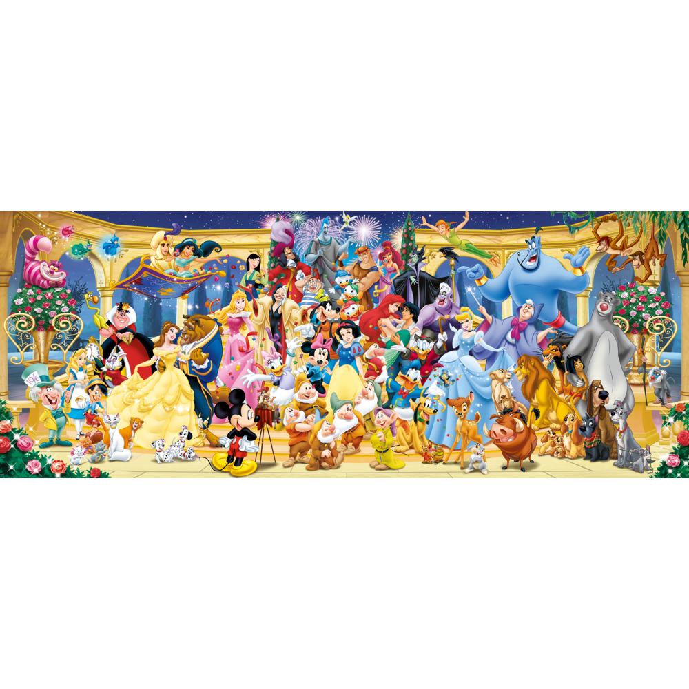 PUZZLE PANORAMA PERSONAJE DISNEY 1000 PIESE DESIGN NOU - RAVENSBURGER (RVSPA00444)