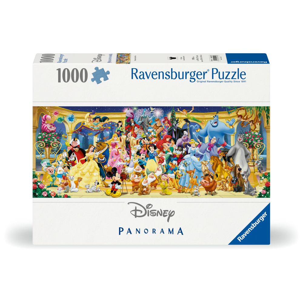 PUZZLE PANORAMA PERSONAJE DISNEY 1000 PIESE DESIGN NOU - RAVENSBURGER (RVSPA00444)