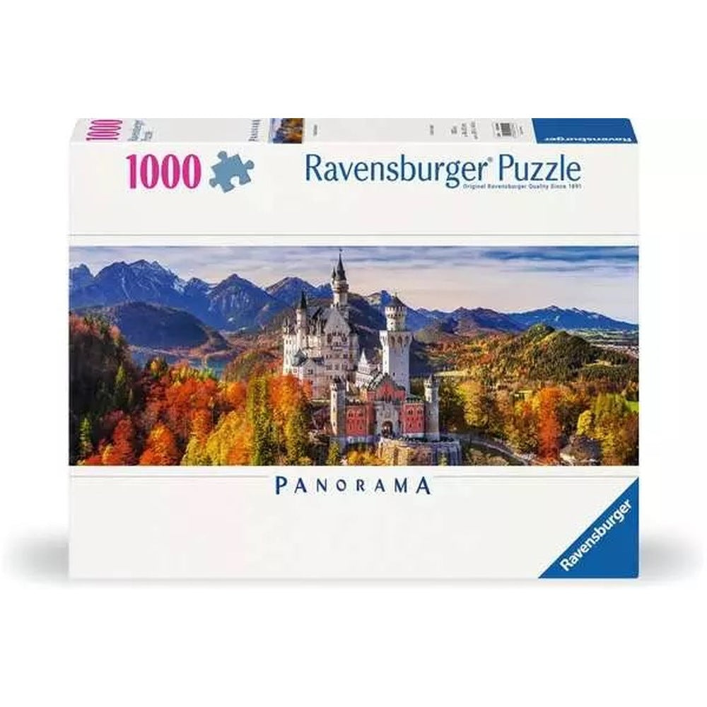 PUZZLE PANORAMA CASTEL NEUSCHWANSTEIN 1000 PIESE DESIGN NOU - RAVENSBURGER (RVSPA00445)