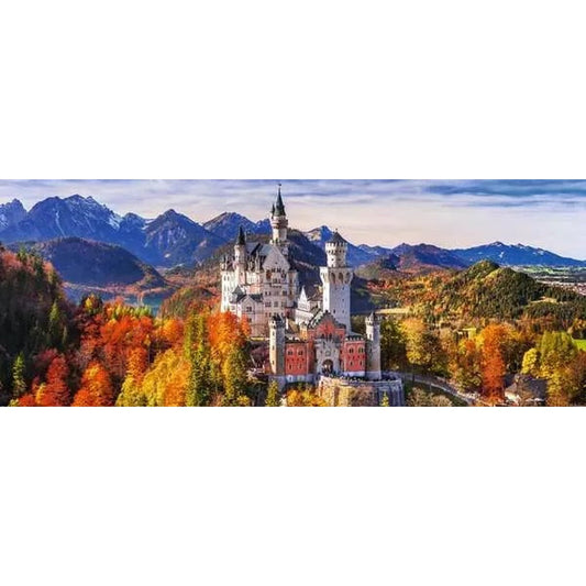 PUZZLE PANORAMA CASTEL NEUSCHWANSTEIN 1000 PIESE DESIGN NOU - RAVENSBURGER (RVSPA00445)