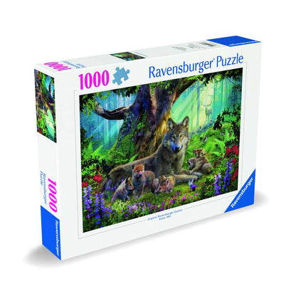 PUZZLE FAMILIE LUPI 1000 PIESE DESIGN NOU - RAVENSBURGER (RVSPA00477)