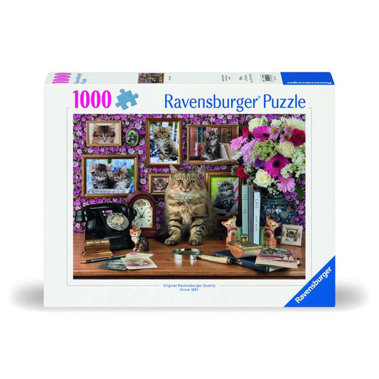 PUZZLE PISICUTA DRAGUTA 1000 PIESE DESIGN NOU - RAVENSBURGER (RVSPA00482)