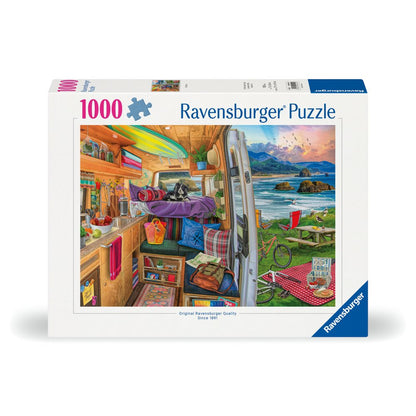 RAVENSBURGER - PUZZLE PRIVELISTE DIN RULOTA 1000 PIESE DESIGN NOU - RAVENSBURGER (RVSPA00491)