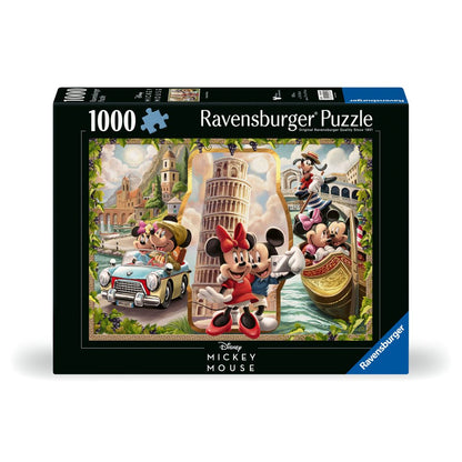 PUZZLE MICKEY SI MINNIE IN VACANTA 1000 PIESE DESIGN NOU - RAVENSBURGER (RVSPA00498)