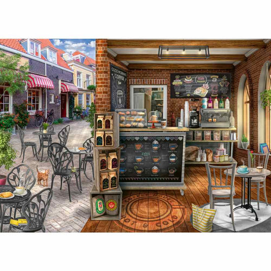 PUZZLE CAFENEA PITOREASCA 1000 PIESE DESIGN NOU - RAVENSBURGER (RVSPA00541)