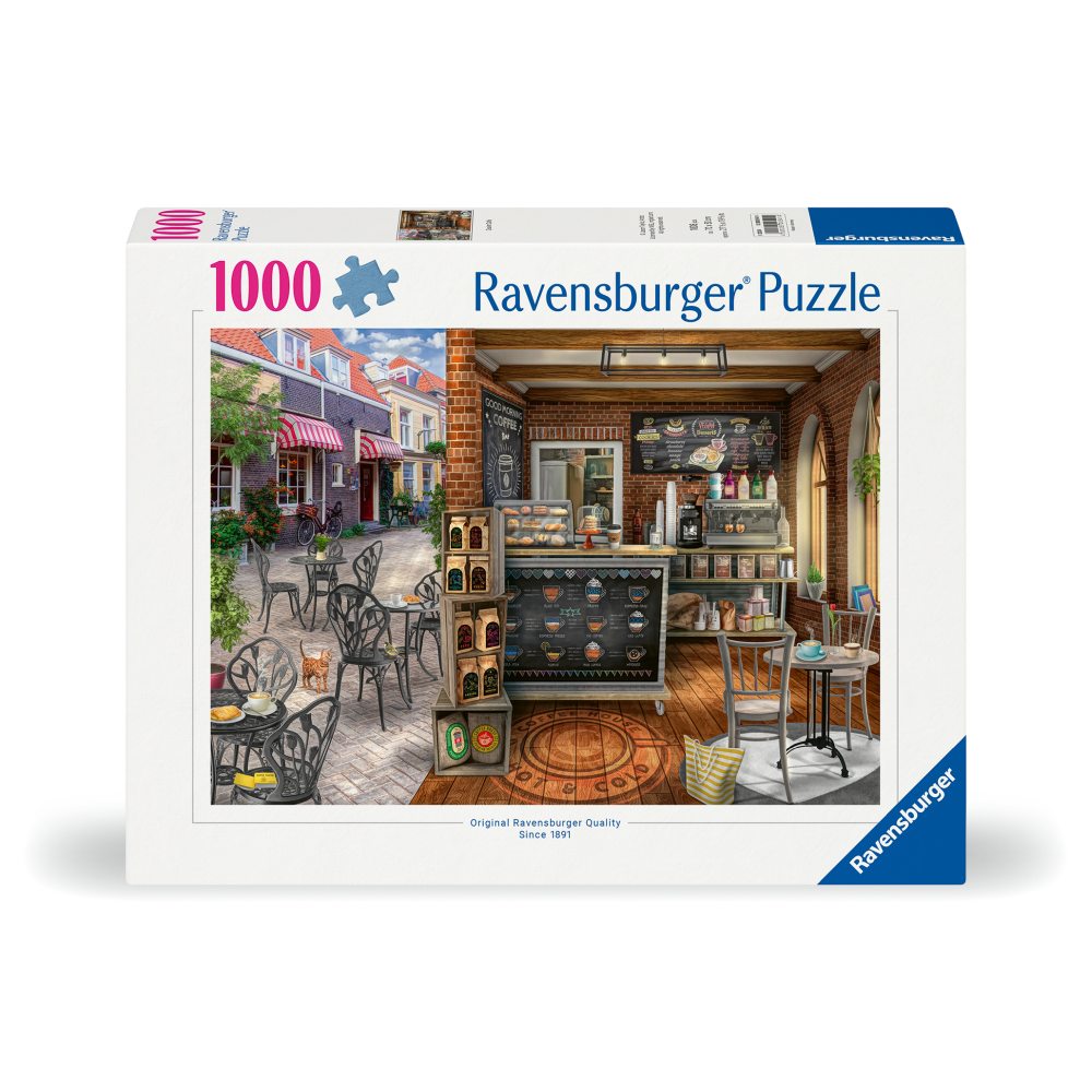 PUZZLE CAFENEA PITOREASCA 1000 PIESE DESIGN NOU - RAVENSBURGER (RVSPA00541)