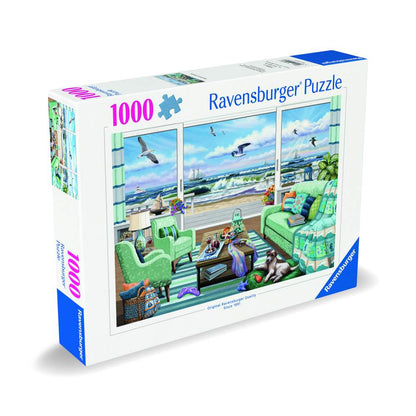 RAVENSBURGER - PUZZLE VEDERE LA PLAJA 1000 PIESE DESIGN NOU - RAVENSBURGER (RVSPA00553)