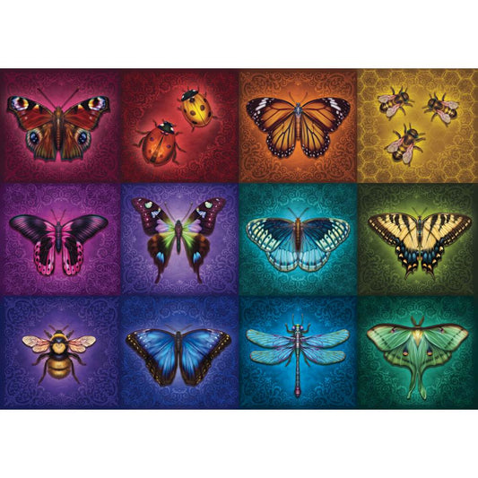 PUZZLE INSECTE CU ARIPI 1000 PIESE DESIGN NOU - RAVENSBURGER (RVSPA00554)