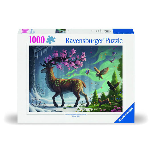 PUZZLE CERB IN PADURE 1000 PIESE DESIGN NOU - RAVENSBURGER (RVSPA00616)