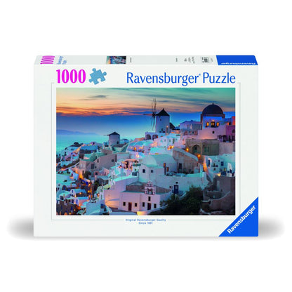 RAVENSBURGER - PUZZLE NOAPTEA IN SANTORINI 1000 PIESE DESIGN NOU - RAVENSBURGER (RVSPA00663)