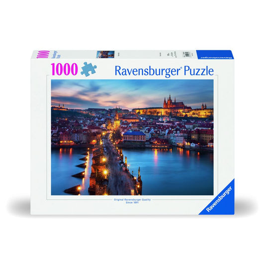 PUZZLE PRAGA NOAPTEA 1000 PIESE DESIGN NOU - RAVENSBURGER (RVSPA00674)