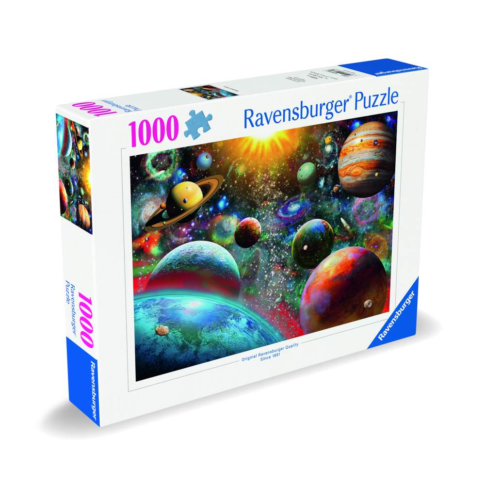 RAVENSBURGER - PUZZLE PLANETE 1000 PIESE DESIGN NOU - RAVENSBURGER (RVSPA00686)