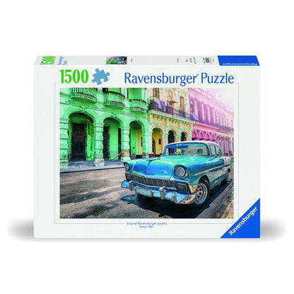 PUZZLE MASINA DIN CUBA 1500 PIESE DESIGN NOU - RAVENSBURGER (RVSPA00722)