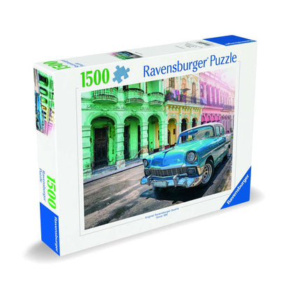 PUZZLE MASINA DIN CUBA 1500 PIESE DESIGN NOU - RAVENSBURGER (RVSPA00722)