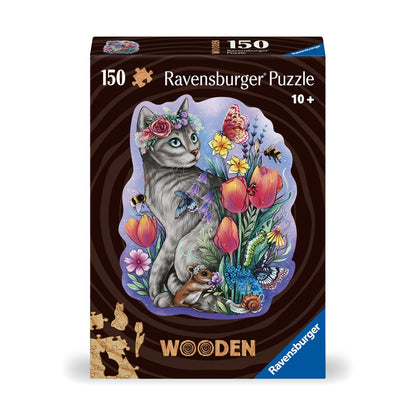 PUZZLE LEMN CONTUR PISICUTA 150 PIESE - RAVENSBURGER (RVSPA00757)