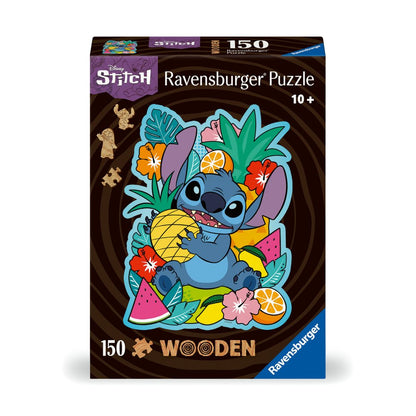 PUZZLE LEMN CONTUR DISNEY STITCH 150 PIESE - RAVENSBURGER (RVSPA00758)