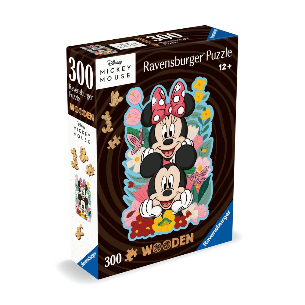 MICKEY AND MINNIE WOODEN PUZZLE 300 PIECES - RAVENSBURGER (RVSPA00762)