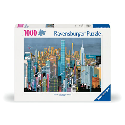 RAVENSBURGER - PUZZLE CLADIRI DIN NEW YORK 1000 PIESE - RAVENSBURGER (RVSPA00784)