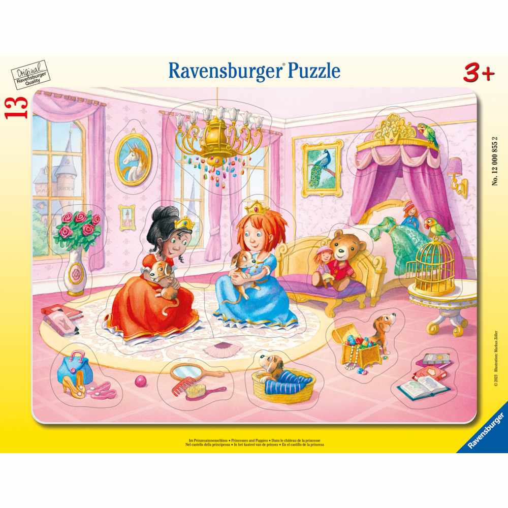 PUZZLE TIP RAMA PRINTESE SI CATEI 13 PIESE - RAVENSBURGER (RVSPC00855)