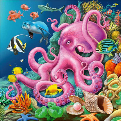 ANIMALS IN THE UNDERWATER WORLD PUZZLE 3X49 PIECES - RAVENSBURGER (RVSPC00859)