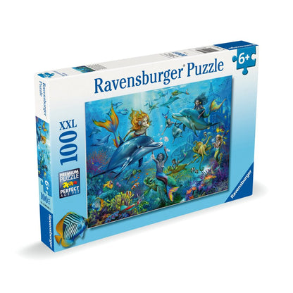 PUZZLE SIRENE SI DELFINI 100 PIESE - RAVENSBURGER (RVSPC00864)