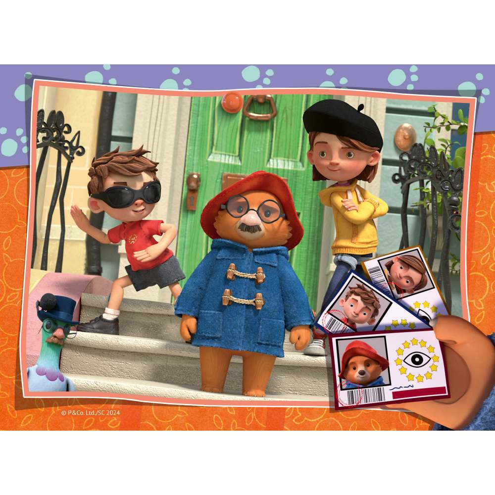 PUZZLE AVENTURILE LUI PADDINGTON 12, 16, 20, 24 PIESE - RAVENSBURGER (RVSPC01051)