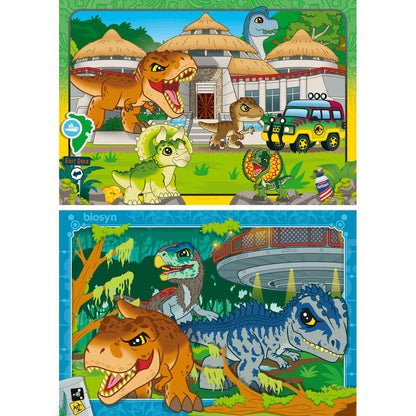 PUZZLE EXPLORATORI JURASSIC WORLD 2X24 PIESE - RAVENSBURGER (RVSPC01057)