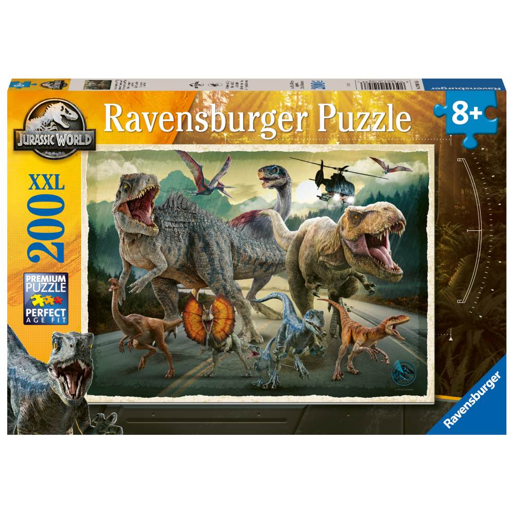 PUZZLE JURASSIC WORLD 200 PIESE - RAVENSBURGER (RVSPC01058)