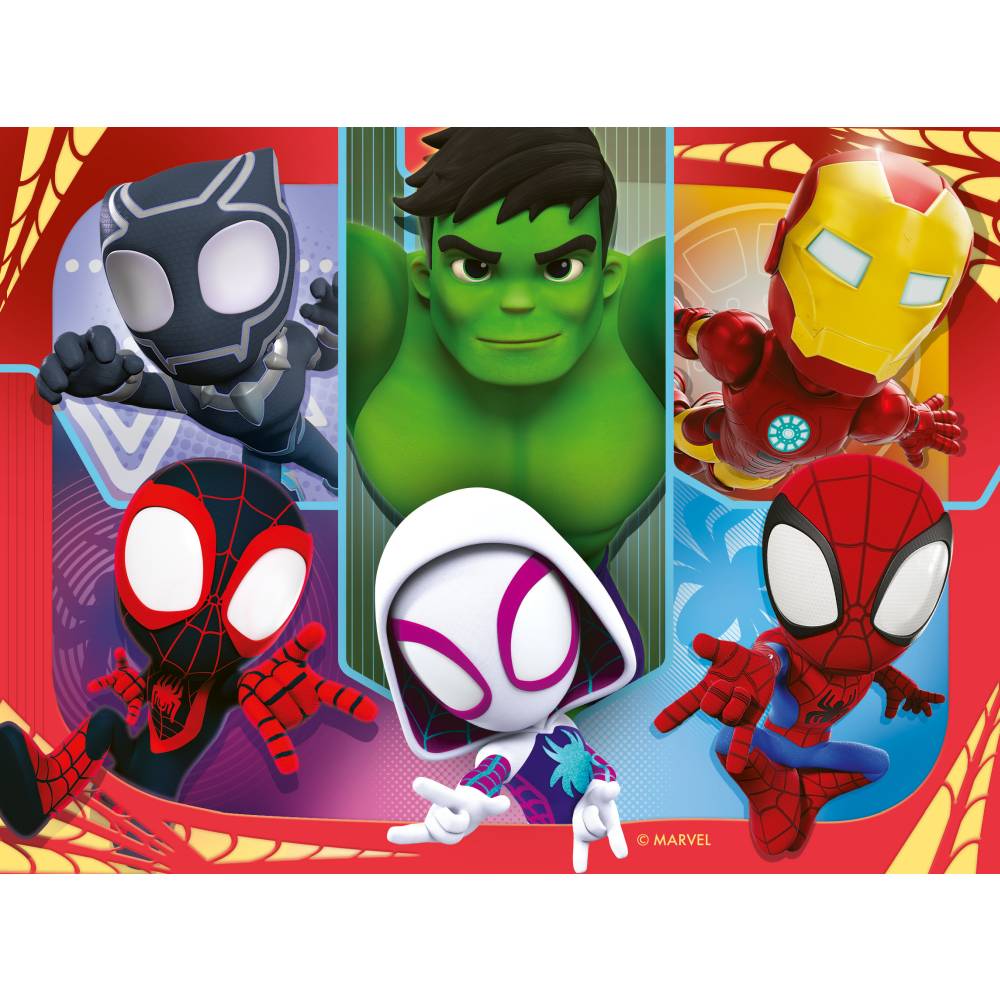 PUZZLE SPIDEY 12, 16, 20, 24 PIESE - RAVENSBURGER (RVSPC01064)