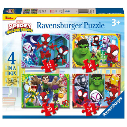 PUZZLE SPIDEY 12, 16, 20, 24 PIESE - RAVENSBURGER (RVSPC01064)