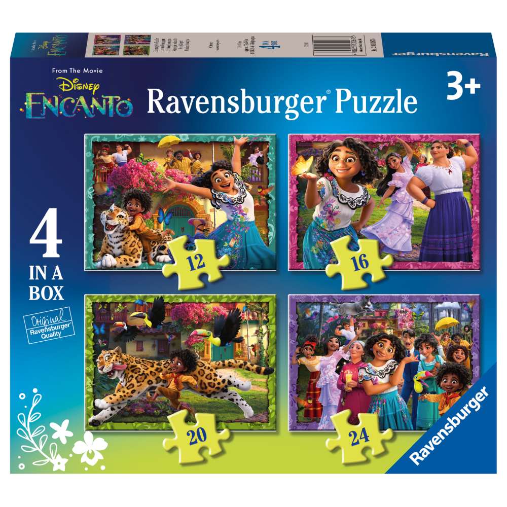 PUZZLE DISNEY ENCANTO 12, 16, 20, 24 PIESE - RAVENSBURGER (RVSPC01067)