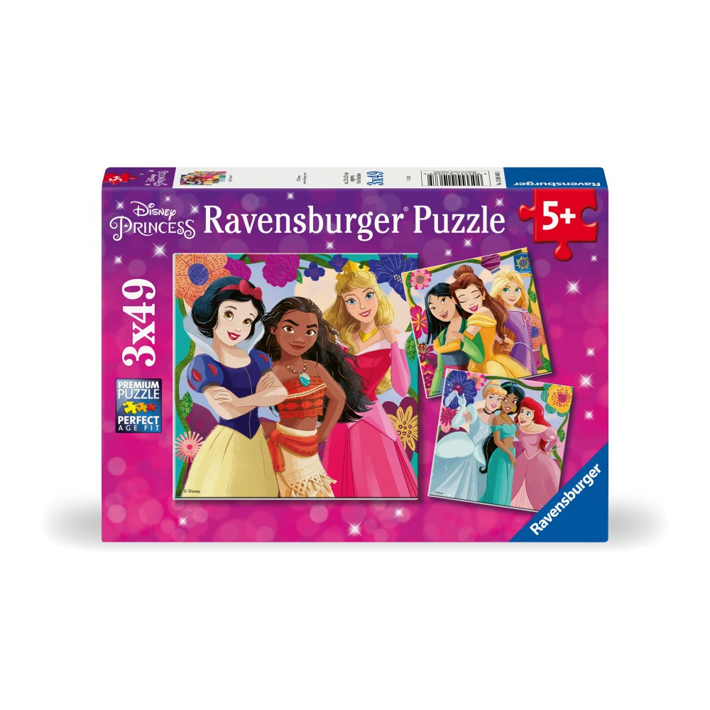 PUZZLE PUTEREA PRINTESELOR DISNEY 3X49 PIESE - RAVENSBURGER (RVSPC01068)