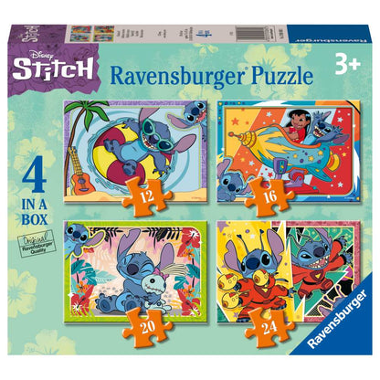 PUZZLE DISNEY STITCH 12, 16, 20, 24 PIESE - RAVENSBURGER (RVSPC01069)